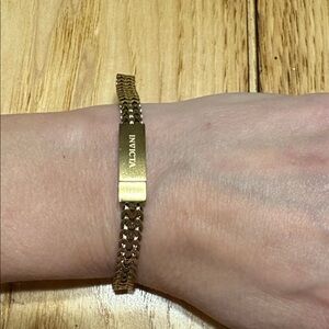 Invicta Gold Bracelet with Wheat Chain-Link Accent
